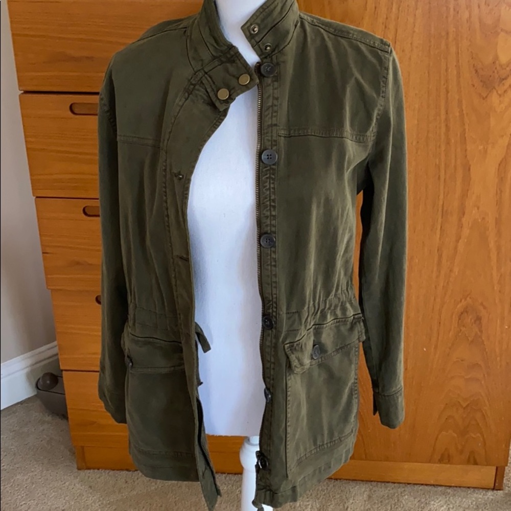 Lucky brand army green jacket size S